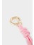 Kadın Pembe İpli Kalp Kurdele Charm Anahtarlık F1722AXNS 3