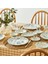 Ocaliptus Stoneware 26 Parça 6 Kişilik Kahvaltı Takımı Yeşil 2