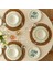Isabella Stoneware 24 Parça 6 Kişilik Yemek Takımı Yeşil 1