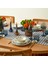 Mabel Stoneware 24 Parça 6 Kişilik Yemek Takımı Mavi 4