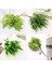 1 Adet 1 Adet Yapay Çiçekler Yaprak Yeşil Çim Plastik Kiler Yaprak Yeşillik Çalı Ev Düğün Dekorasyon Için Parti Malzemeleri (Yurt Dışından) 2