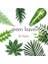 Song Zhi Ye Yapay Tropikal Monstera Kwai Palmiye Ağacı Yaprakları Ev Bahçe Dekorasyonu Kiler Fotoğraf Arka Plan Plante Artificielle (Yurt Dışından) 2