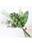 Song Zhi Ye Yapay Tropikal Monstera Kwai Palmiye Ağacı Yaprakları Ev Bahçe Dekorasyonu Kiler Fotoğraf Arka Plan Plante Artificielle (Yurt Dışından) 3