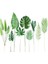 Song Zhi Ye Yapay Tropikal Monstera Kwai Palmiye Ağacı Yaprakları Ev Bahçe Dekorasyonu Kiler Fotoğraf Arka Plan Plante Artificielle (Yurt Dışından) 5