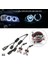 1set Araba Halo Melek Gözü LED Işık H8 6W Beyaz Ampuller Bmw E90 E92 E93 E89 E60 E70 (Yurt Dışından) 2