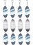 4set Metal Kuş Korkutma Diskleri Kuş Reflektörlü Parlak Rüzgar Döndürücüler, Açık Hava Ev Bahçe Dekorasyonu Asma (Yurt Dışından) 1