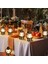 24 Adet Altın Mum Fener Işığı Alevsiz LED Gaz Lambası Mini Mum Işığı Asılı Fener Noel Ev Deco (Yurt Dışından) 5