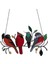 2pcs Kuşlar Lekeli Akrilik Pencere Asma, Tel Üzerinde Kuşlar, Lekeli Akrilik Kuşlar Pencere Asma Büyük Panel, Suncatcher (Yurt Dışından) 5