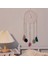 Akik Dream Catcher Doğal 7 Çakra Renkli Taş Bahçe Oturma Odası Dekorasyon Rüzgar Çanı Duvar Dekor (Yurt Dışından) 2