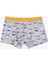 Erkek Çocuk Pamuklu Uzay Baskılı 3'lü Boxer 3