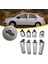 Nissan Versa 2007-2012 Için 1set/4 Kapı Kolu Krom 82641-EL12A 80644-EL12A 82646-EL12B 82640-EL12A Dış Kapı Çektirme Aparatı (Yurt Dışından) 4