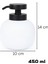 3119 Banyo ve Mutfak Sıvı Sabunluk 450ML Beyaz 3