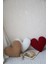 Teddy Kahve Kalp Yastık 10
