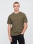 Erkek Haki Heavyweight Original T-Shirt 1