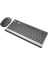 KM9500 Kablosuz Q- Klavye Mouse Set Siyah-Gümüş 3