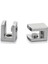 10 Adet Lüks Köşeli Raf Cam Tutucu (Etejer) 10 mm (8-2144-10) 1