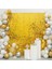 Altın Gold Renk Fon Perde Dekor 1