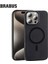 iPhone 16 Pro Max Magsafe Özellikli Içi Kadife Suni Deri Nar Kılıf 1