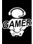 Gamer Sticker (Oto-Motor-Laptop-Duvar-Dekor) 10 x 10 cm 3