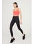Mercan Hafif Destekli Sırt Detaylı Kaplı Crop Top Spor Büstiyer 10