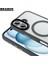 iPhone 16 Anti-Shock Magsafe Özellikli Kenarları Yumuşak Buzlu Mat Fall Silikon Kılıf 3