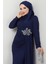 Gözde Tesettür Abiye Lacivert 2