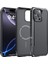 iPhone 16 Pro Max Kılıf M-Safe Uyumlu Airbagli Raptic Apex Serisi Karbon Fiber Tasarımlı Kapak Siyah 3