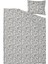 Rodgersıa Nevresim Seti 150 x 200 - 50 x 60 cm Gri Beyaz Desenli Tek Kişilik 5