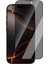 iPhone 16 Pro Max Uyumlu Hd Serisi 0.25MM Privacy Temperli Cam Ekran Koruyucu Siyah 1
