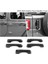 Siyah Yan Kapı Tutma Kolu Kapağı Döşeme Bagaj Kapağı Kolu Çıkartmaları Jeep Wrangler Jl 18-23 Dış Kapı Kolları (Yurt Dışından) 3
