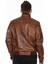 Hakiki Deri Kahverengi Bel Yaka Lastikli Erkek Deri Ceket 5