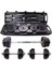 Çantalı Döküm Demir Plaka Dambıl Seti 50 kg Dumbbell Set 1