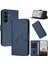 Samsung Galaxy S25 Fe 5g Için Üçgen Desenli Pu Kılıf (Yurt Dışından) 1
