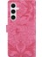 Samsung Galaxy S24 5g / S25 5g Için Kabartmalı Çiçekli Pu Kılıf (Yurt Dışından) 3