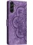 Samsung Galaxy S25 5g Için Mandala Deri Kılıf (Yurt Dışından) 3