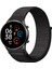Haylou Watch LS10 ile Uyumlu Kordon Kumaş Desenli Cırt Cırtlı Spor Kayış 1