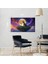 Kaplan Yüzden Adada Aya Kükrüyor 07 Çerçevesiz 50X30 cm Pvc Tablo 1