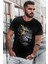 Sarı Gözlü Arslan Kısa Kollu Erkek Tshirt 1