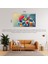Soyut Geometrik Şekiller ve Renkler 06 Çerçevesiz 90X60CM Pvc Tablo 1