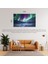 Doğa ve Manzara Yatay Karla Kaplı Ormanın Üzerindeki Kuzey Işıkları 03 Çerçevesiz 90X60CM Pvc Tablo 1