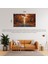 Doğa ve Manzara Yatay Sonbahar Ağaçlarının Arasında Ufka Doğru Uzanan Yalnız Yol 01 Çerçevesiz 90X60CM Pvc Tablo 1