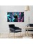 Kartal Fütüristik Bir Şehirde 03 Çerçevesiz 50X30 cm Pvc Tablo 1