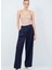 Pileli Bol Paça Pantolon Lacivert 15345527000 1