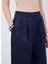 Pileli Bol Paça Pantolon Lacivert 15345527000 4