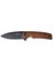 Sachse Flipper & Button Lock & Thumb Stud Knife Wood Handle Çakı 1