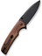 Sachse Flipper & Button Lock & Thumb Stud Knife Wood Handle Çakı 3