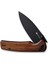 Sachse Flipper & Button Lock & Thumb Stud Knife Wood Handle Çakı 4