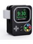 Apple Watch Için Saat Şarj Tutucu, Retro Oyun Konsolu Tasarımı Silikon Şarj Standı Tutucu - Siyah (Yurt Dışından) 1