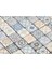 Desenli Cam Mozaik 32x32 cm Renkli Detaylarla İç Mekan Dekorasyonu İçin Tek Parça 4