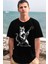 Sarman Rock Siyah Kısa Kollu Erkek Tshirt 1